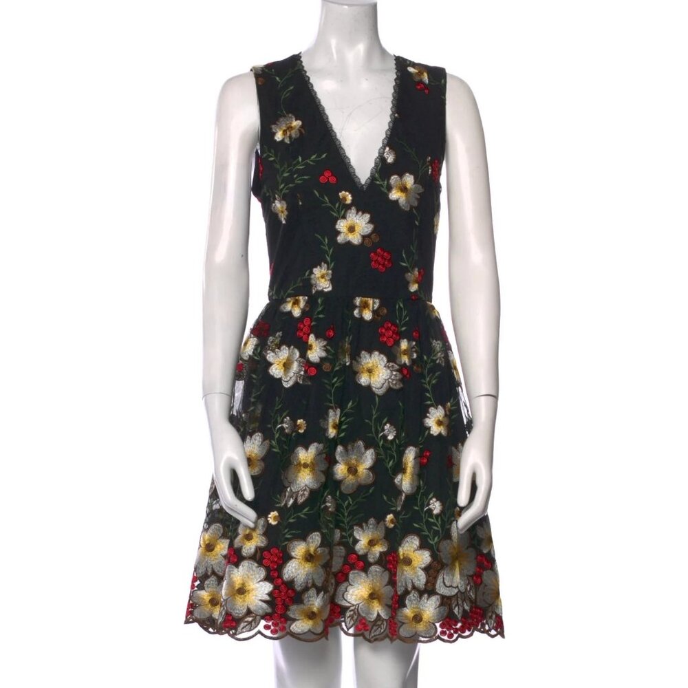 Alice + Olivia Floral Print Mini Dress